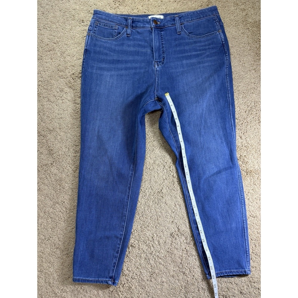 Madewell Curvy Roadtripper Jegging Jeans Women 32 Skinny Hi-Rise Preppy - Picture 10 of 12